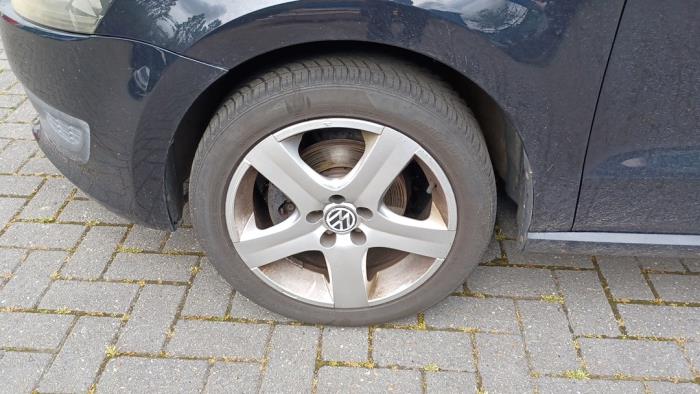 Volkswagen Polo V 1.2 12V Vehículo de desguace (2009, Negro)