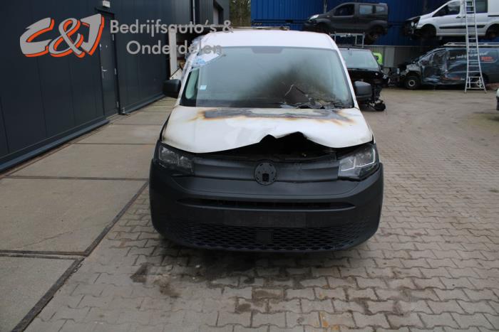 Volkswagen Caddy Cargo V 2.0 TDI BlueMotionTechnology Épave (2022, Blanc)