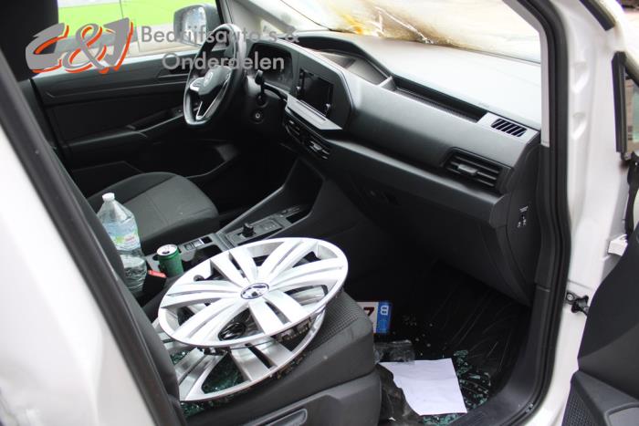 Volkswagen Caddy Cargo V 2.0 TDI BlueMotionTechnology Épave (2022, Blanc)