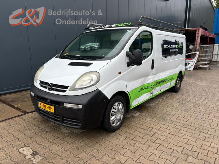 Opel Vivaro 1.9 DI Vehículo de desguace (2004, Blanco)