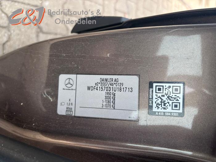 Mercedes Citan 1.5 109 CDI Crewbus Vehículo de desguace (2016, Marrón)