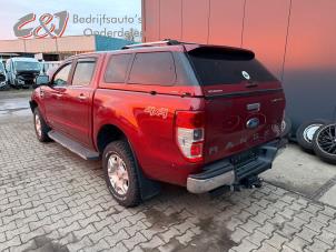 Ford Ranger 3.2 TDCI 20V 4x4 Samochód złomowany (2018, Ciemny, Czerwony)