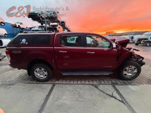 Ford Ranger 3.2 TDCI 20V 4x4 Samochód złomowany (2018, Ciemny, Czerwony)