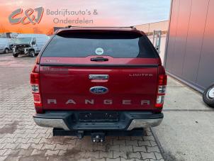 Ford Ranger 3.2 TDCI 20V 4x4 Samochód złomowany (2018, Ciemny, Czerwony)