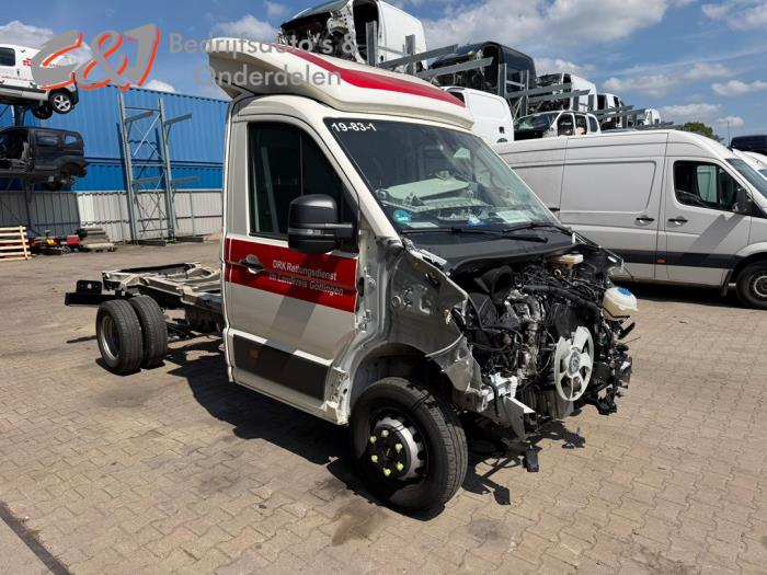 MAN TGE 2.0 TDI RWD Samochód złomowany (2024, Bialy)