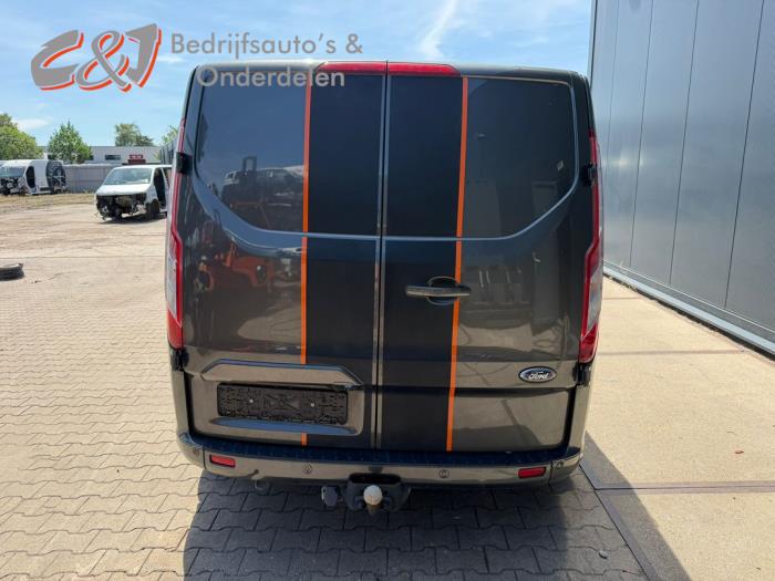 Ford Transit Custom 2.0 TDCi 16V Eco Blue 130 Samochód złomowany (2020, Ciemny, Antracytowy)