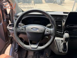 Ford Transit Custom 2.0 TDCi 16V Eco Blue 130 Samochód złomowany (2020, Ciemny, Antracytowy)