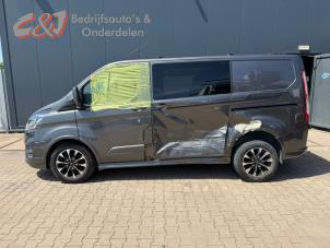 Ford Transit Custom 2.0 TDCi 16V Eco Blue 130 Samochód złomowany (2020, Ciemny, Antracytowy)