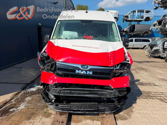 MAN TGE 2.0 TDI Vehículo de desguace (2023, Blanco)