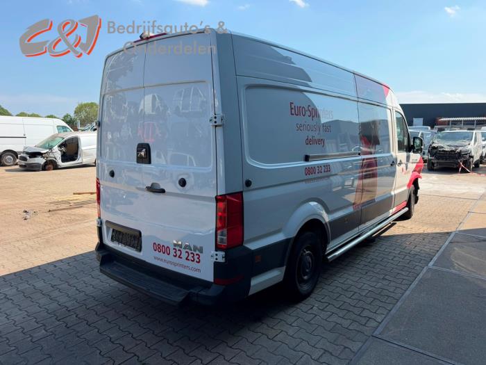 MAN TGE 2.0 TDI Vehículo de desguace (2023, Blanco)