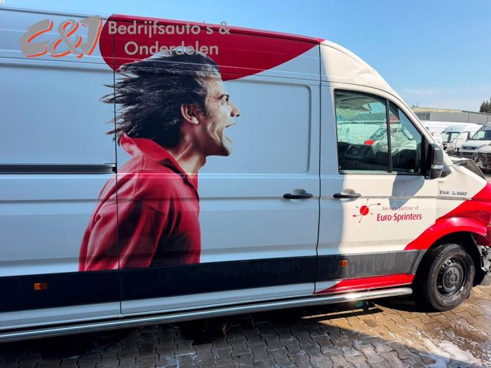 MAN TGE 2.0 TDI Vehículo de desguace (2023, Blanco)