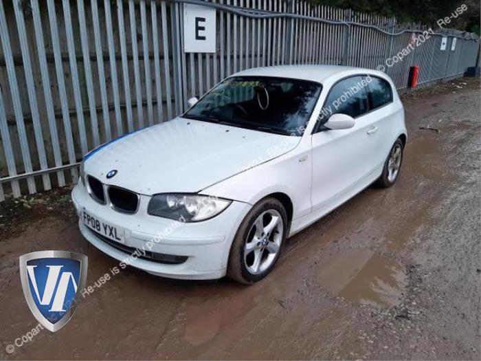 BMW 1 serie 116i 1.6 16V Skrotfordon (2008, WIT)