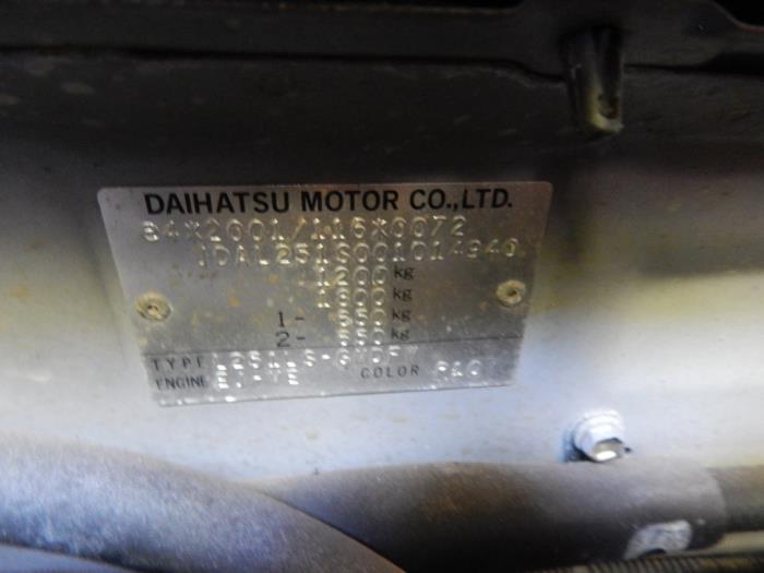 Daihatsu Cuore 1.0 12V DVVT Vehículo de desguace (2004, Morado)