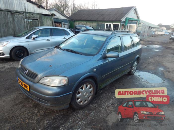 Opel Astra G Caravan 1.6 16V Skrotfordon (1999, BLAUW)