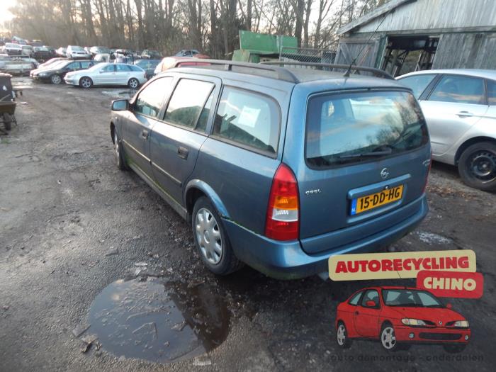 Opel Astra G Caravan 1.6 16V Skrotfordon (1999, BLAUW)