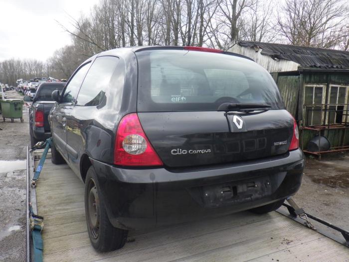Renault Clio II 1.2 Salvage vehicle (2007, Black)