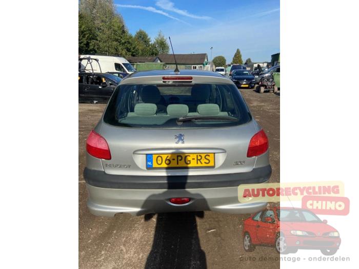 Peugeot 206 1.4 16V Samochód złomowany (2004, Szary)