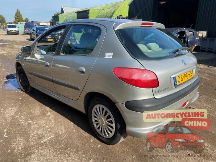 Peugeot 206 1.4 16V Samochód złomowany (2004, Szary)