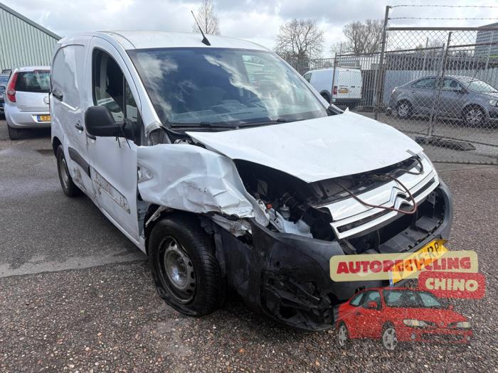 Citroen Berlingo 1.6 BlueHDI 75 Samochód złomowany (2018, Bialy)