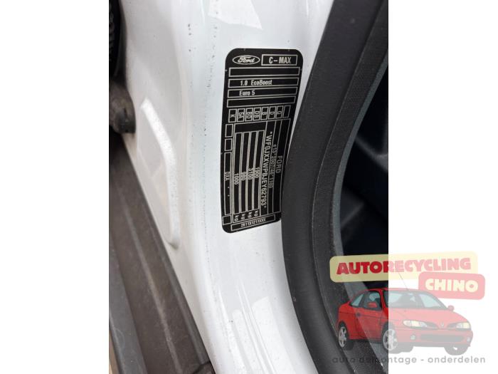 Ford C-Max 1.0 Ti-VCT EcoBoost 12V 125 Épave (2014, Blanc)