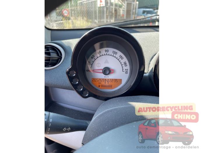 Smart Forfour 1.5 16V Samochód złomowany (2004, Czarny)