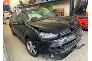 Volkswagen Golf VI Cabrio 1.4 TSI 160 16V Épave (2013, Noir)
