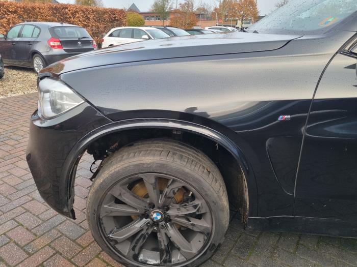 BMW X5 xDrive 40d 3.0 24V Samochód złomowany (2014, Czarny)