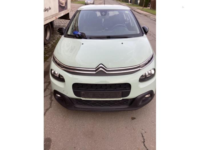 Citroen C3 1.6 Blue HDi 75 16V Samochód złomowany (2017, Zielony)