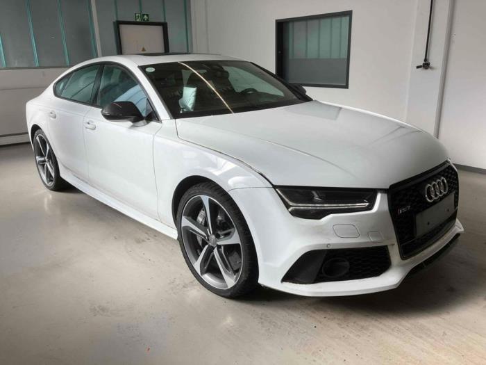 Audi RS7 Sportback 4.0 V8 TFSI Performance 32V Salvage vehicle (2017, Metallic, White)