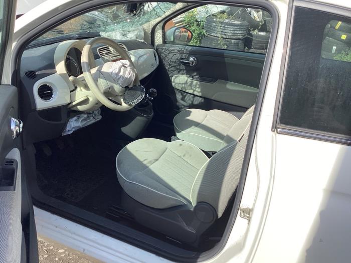 Fiat 500 0.9 TwinAir 85 Épave (2014, Blanc)