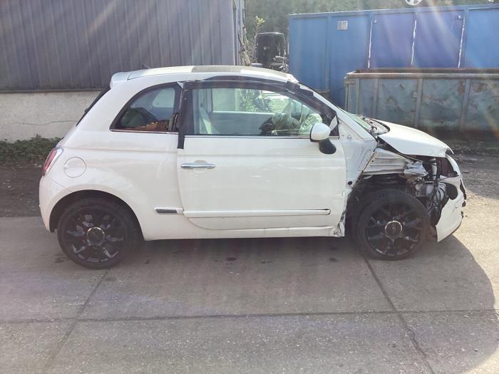 Fiat 500 0.9 TwinAir 85 Épave (2014, Blanc)
