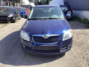 Skoda Fabia II 1.4i 16V Vehículo de desguace (2008, Azul)