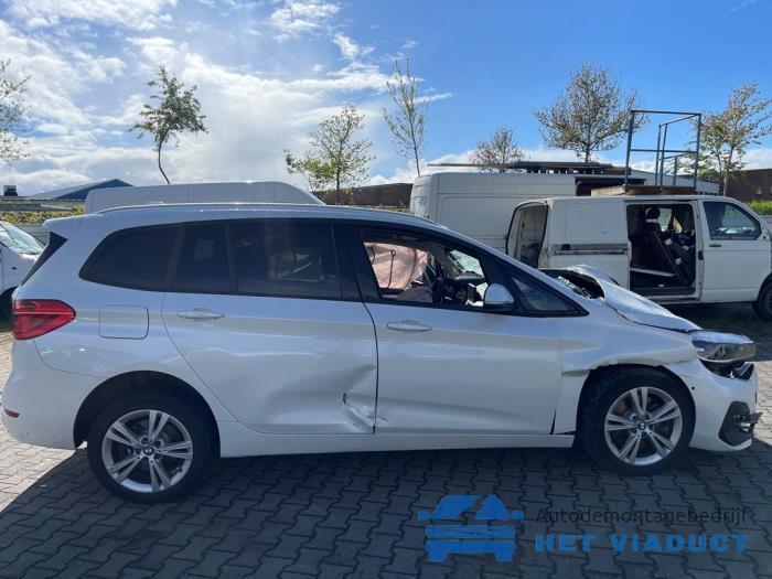 BMW 2 serie Gran Tourer 220dA xDrive 2.0 TwinPower Turbo 16V Vehículo de desguace (2018, Blanco)