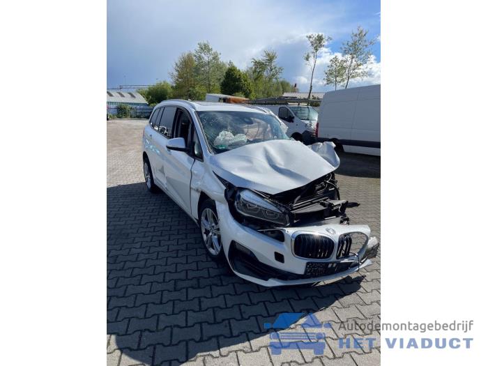 BMW 2 serie Gran Tourer 220dA xDrive 2.0 TwinPower Turbo 16V Vehículo de desguace (2018, Blanco)