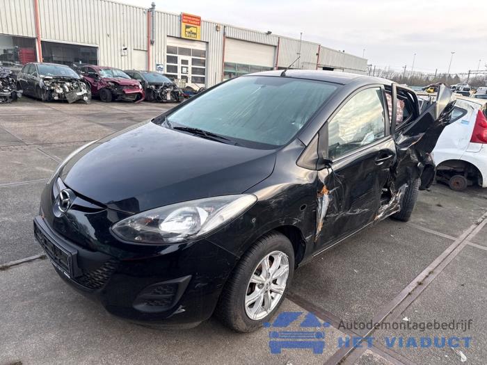 Mazda 2 1.3 16V S-VT Vehículo de desguace (2014, Negro)