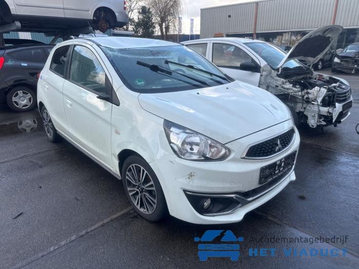 Mitsubishi Space Star 1.2 12V Samochód złomowany (2018, Bialy)