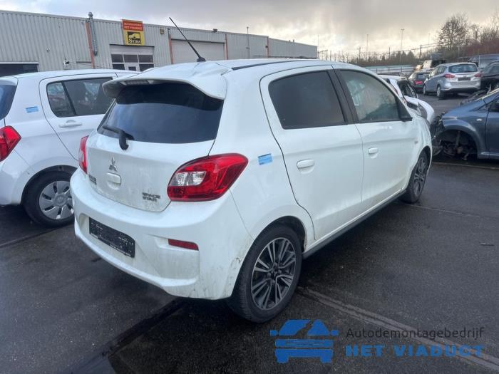 Mitsubishi Space Star 1.2 12V Samochód złomowany (2018, Bialy)